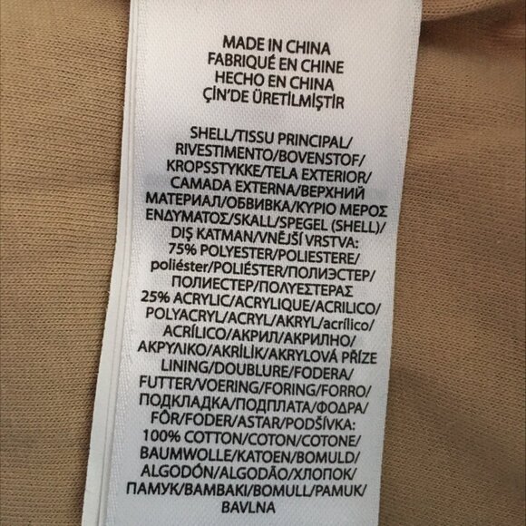 Polo Ralph Lauren Girl's Ocelot Sherpa 1/4 Zip Jacket Sweatshirt Leopard XL (16) - Picture 4 of 5